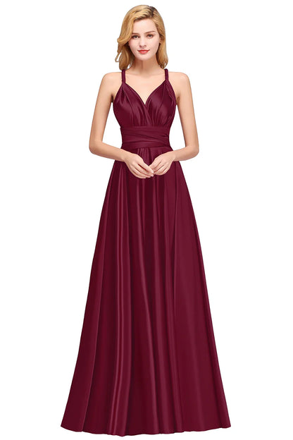 2 Colors Infinity Dress Convertible Bridesmaid Dresses For Women Multi