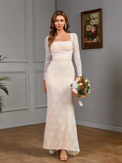 Wedding Dress Elegant Off Shoulder Beading Sequin Evening Dress Women