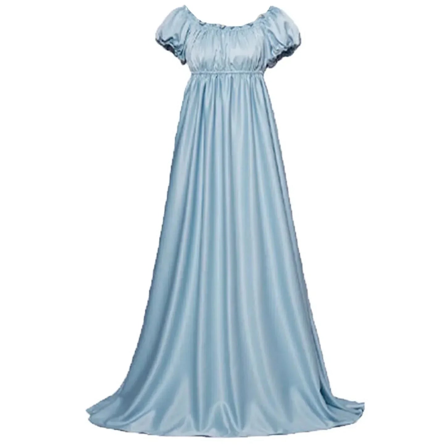 Women Maxi Dresses Crewneck Pleated Dress Court Costume Wedding Swing Dress New In Dresses Vestidos De Verano Maxi Dress