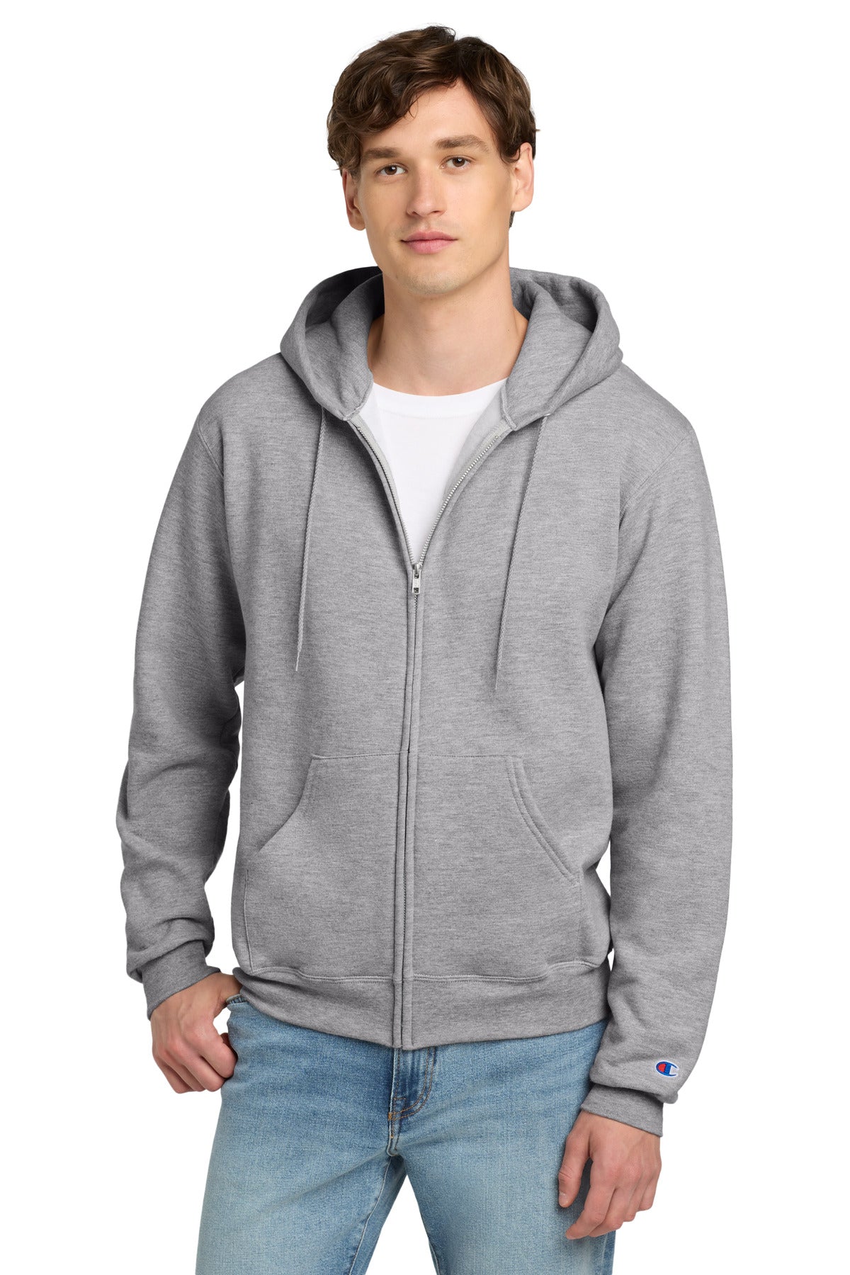 Champion Powerblend Full-Zip Hoodie. S800