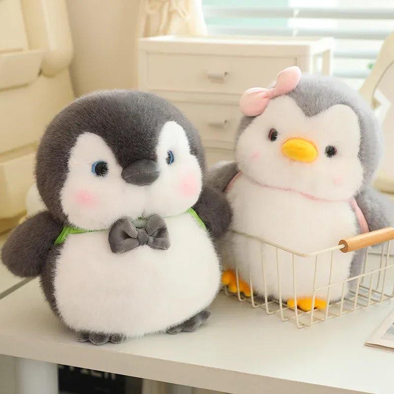 25/32cm Soft Fat Penguin Plush Toys Stuffed Cartoon Animal Couple Penguin Doll Lovely Kids Baby Girls Christmas Birthday Gift
