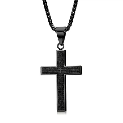 Biblical Cross Necklace – Fashionable Faith Jewelry for Students & Couples