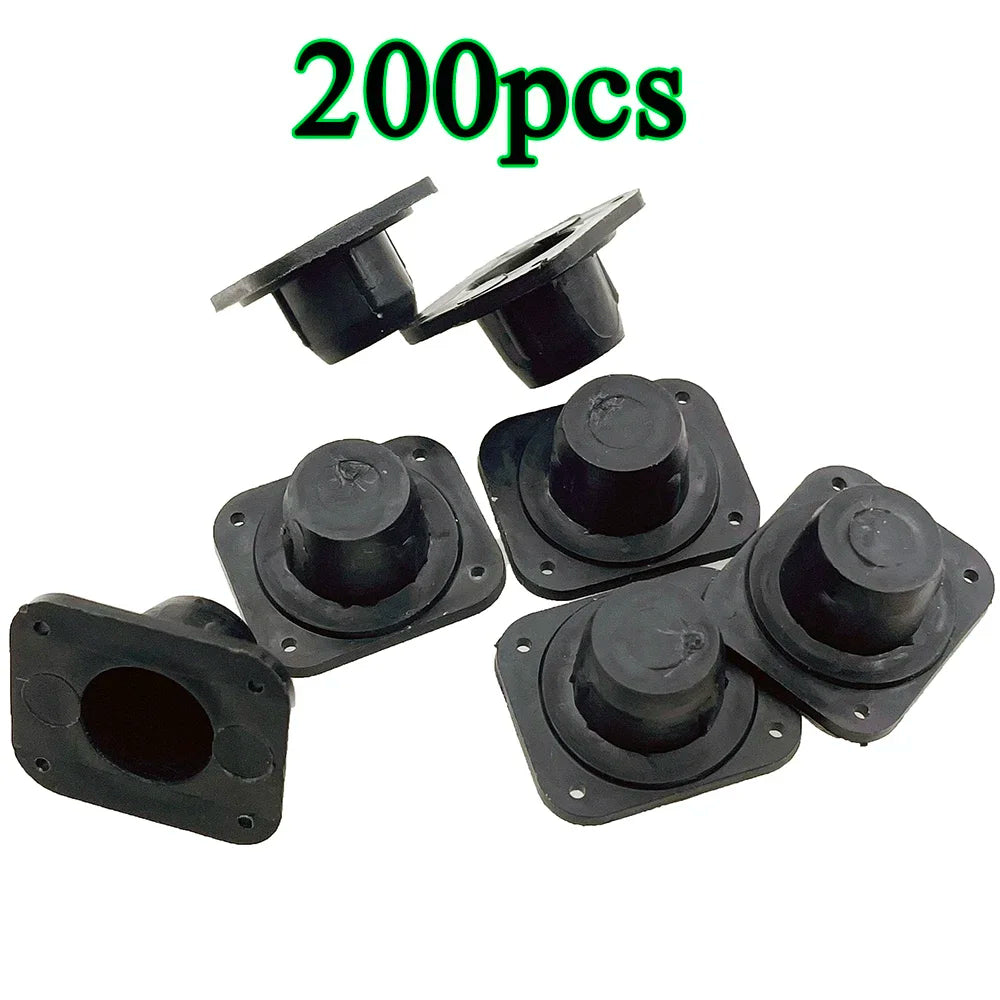 200PCS Queen Nicot Rearing Breeding Plastic Black Cell  Fixture Fixing Block On Hive Frame Beekeeping Farm Tools Supplies