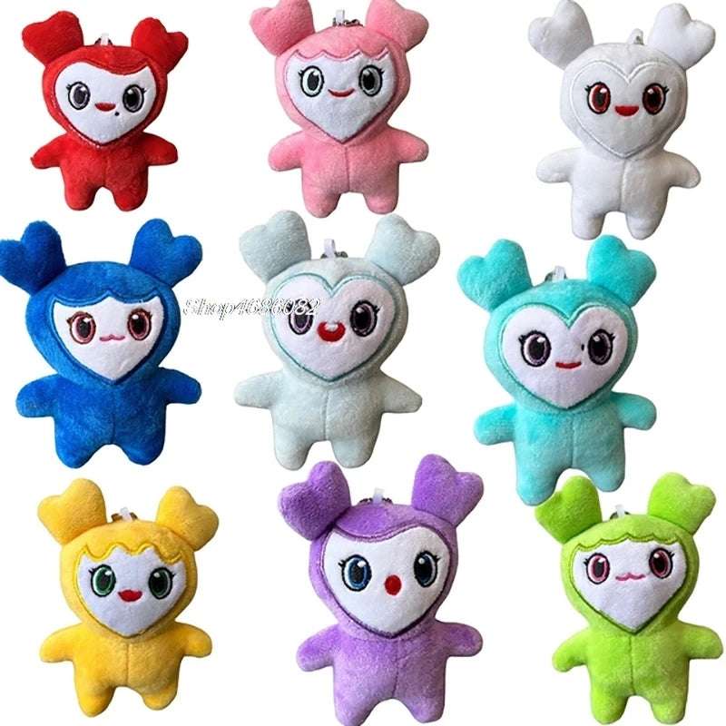 Lovelys Plush Korean Super Star Plush Toy Cartoon Animal TWICE Momo Doll Keychain Pendant for Fans Girls Birthday Gifts