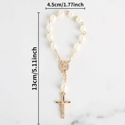 Mini Rosaries for Baptism & Catholic Communion – Memories Cross Favors (10–100Pcs)