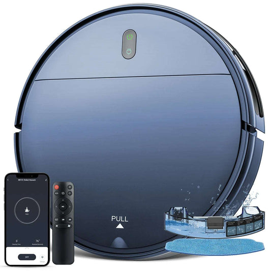 BR151 Robot Vacuum Cleaner 4500Pa Smart Home Sweeper Cleaning Machine For Home Carpet Cleaning Pet Hair Wifi APP Alexa