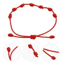 Compact Red String Bracelets For Traditional Use, Lightweight For Travel, Feel At Home While Traveling