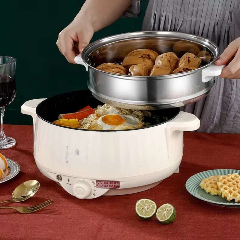 Multifunction Electric Cookers Single/Double Layer 1-2 People Household Non-Stick Pan Hot Pot Rice Cooker Cooking Appliances New