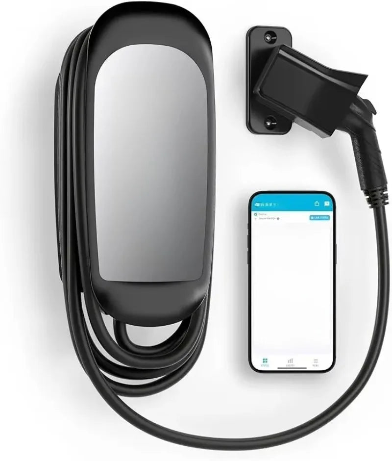 HOT 32 Amp Smart Level 2 EV Charger - Enphase IQ 40, Hardwired, Electric Car Charger ,25ft Cable for Home Use