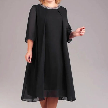 Dresses For Women 2022 Wedding Guest Plus Size Sequin Short Midi Dress
