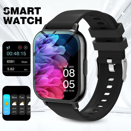 New Smart Watch 2025 Military Men Outdoor Sports Fitness Tracker Healt