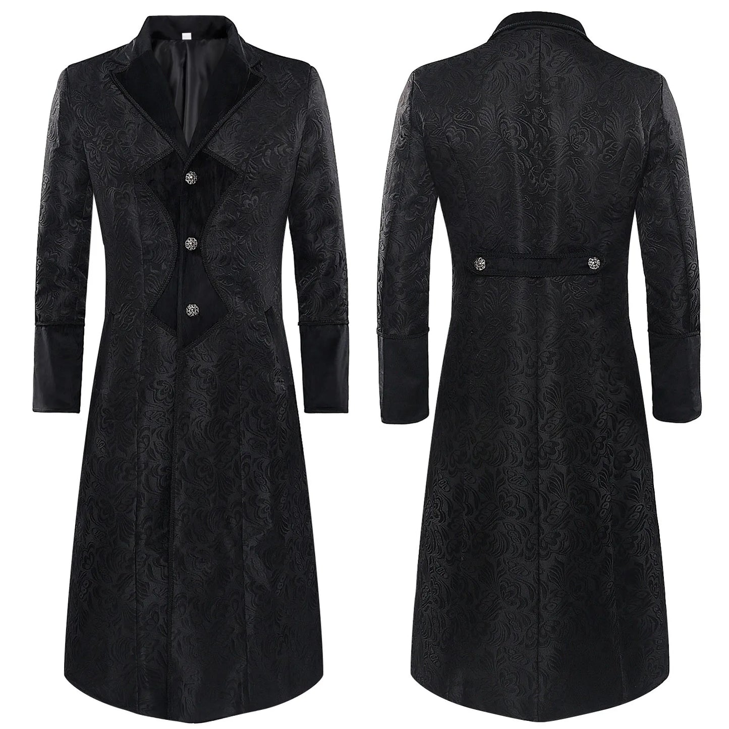 Men'S Wool Blend Trench Coat “ Long Sleeve Slim Fit Gentleman Coat With Detachable Hood, Black