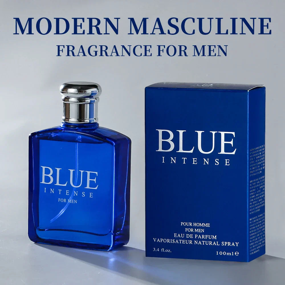 BLUE CHARM Eau de Parfum Spray 3.4 Ounce / 100 Ml  Multi-Layered Fragrance Aromatic Fragrance for Men's Men's EDP Perfumes Fruit