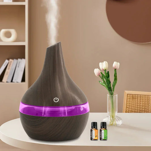 Multi Functional 300Ml Humidifier Diffuser Combo  Relieve Dry Air For Better Sleep & Work