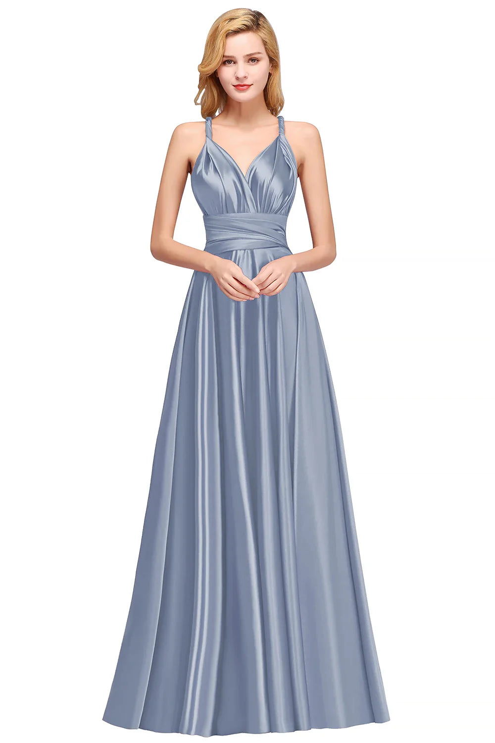2 Colors Infinity Dress Convertible Bridesmaid Dresses For Women Multi