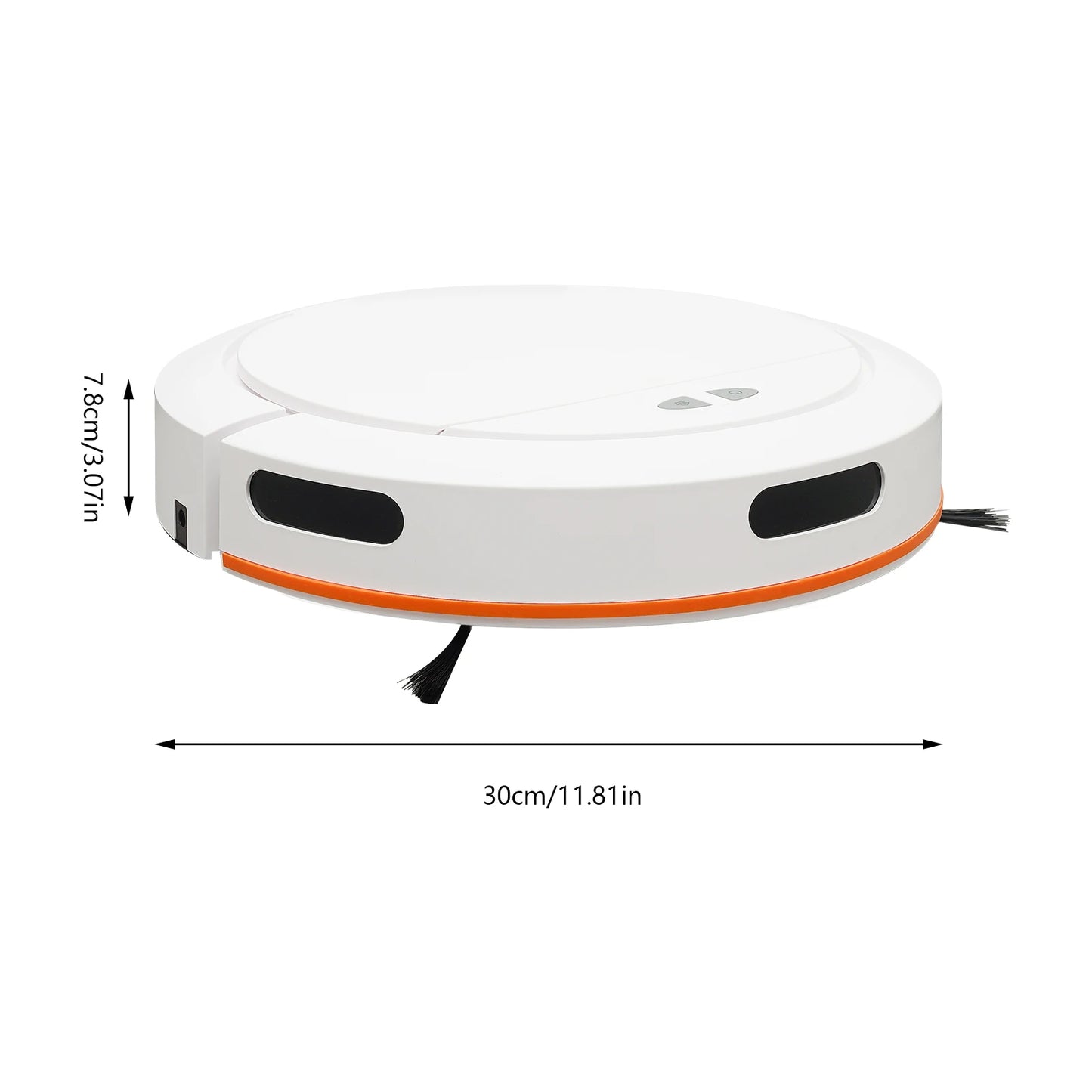 3-In-1 Smart Sweeping Robot, 2700Pa Strong Suction, 120Min Runtime, Auto Recharge, Fits Floors Like Wood/Tile