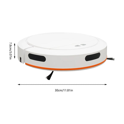 3-In-1 Smart Sweeping Robot, 2700Pa Strong Suction, 120Min Runtime, Auto Recharge, Fits Floors Like Wood/Tile