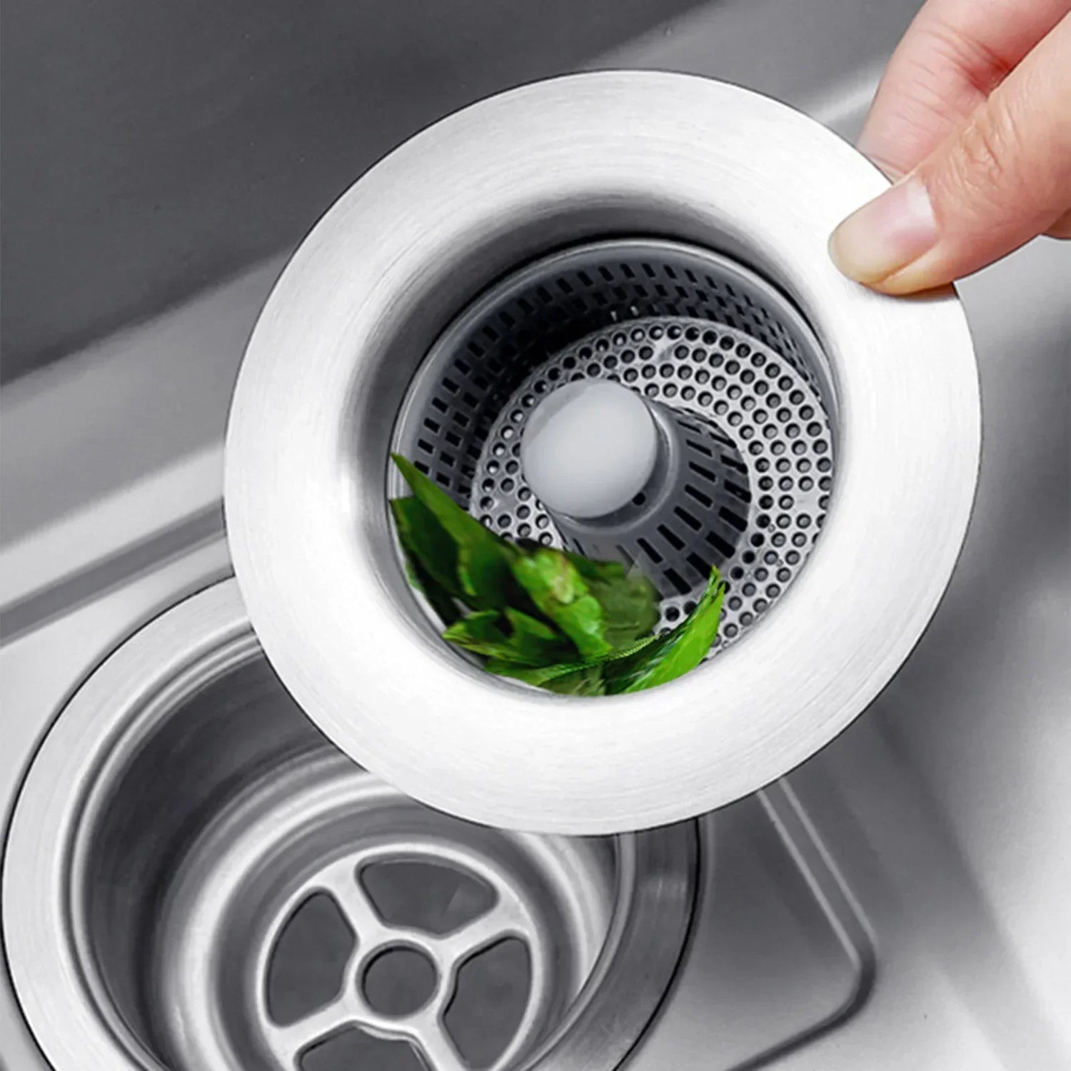 Washbasin Drain Filter Pop-Up Bounce Core Stopper Hair Catcher Shower Sink Strainer Kitchen Bathroom Accessory
