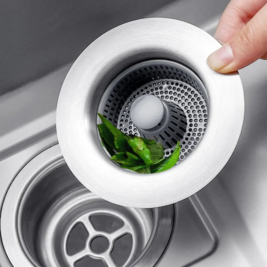 Washbasin Drain Filter Pop-Up Bounce Core Stopper Hair Catcher Shower Sink Strainer Kitchen Bathroom Accessory