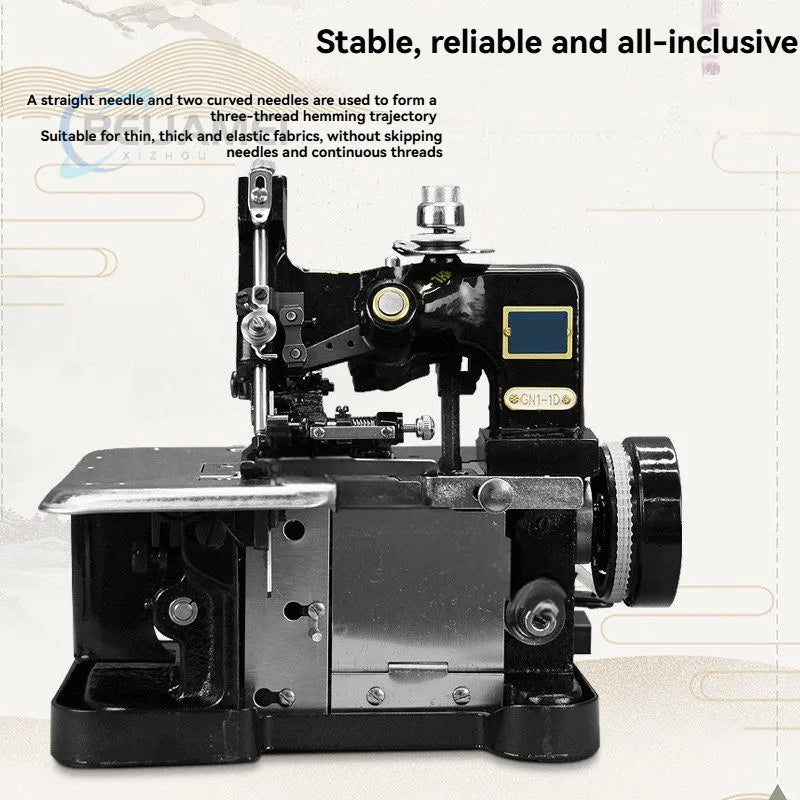 Household Sewing Machine Three-Line Overlock Machine Electric Small Desktop Piping-Yard Side Sewing Clothing Cart Close Copy