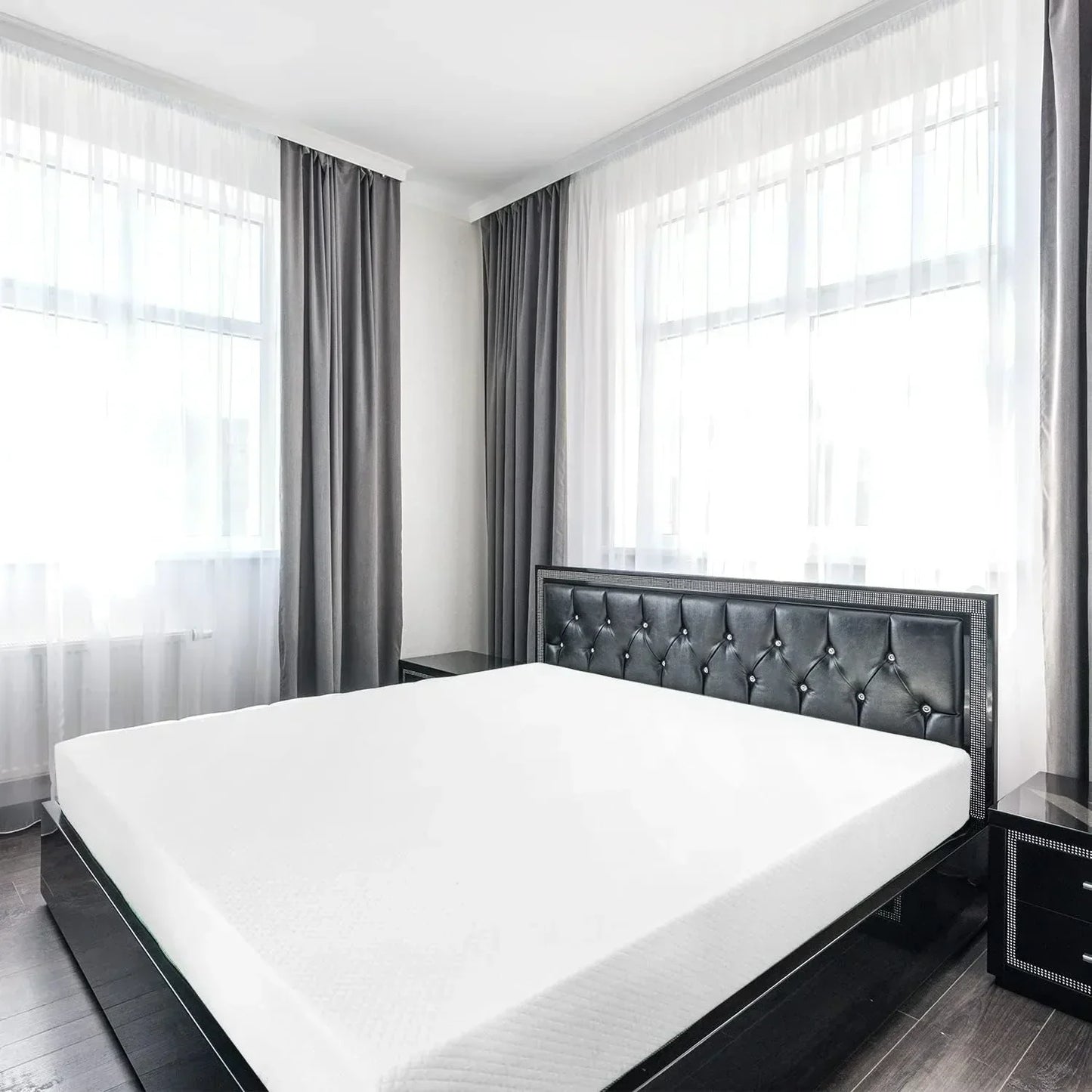 8 " Twin Gel Memory Foam Mattress Pressure Relieving, Cooling Gel Foam, CertiPUR-US Certified, Bed-in-a-Box, White