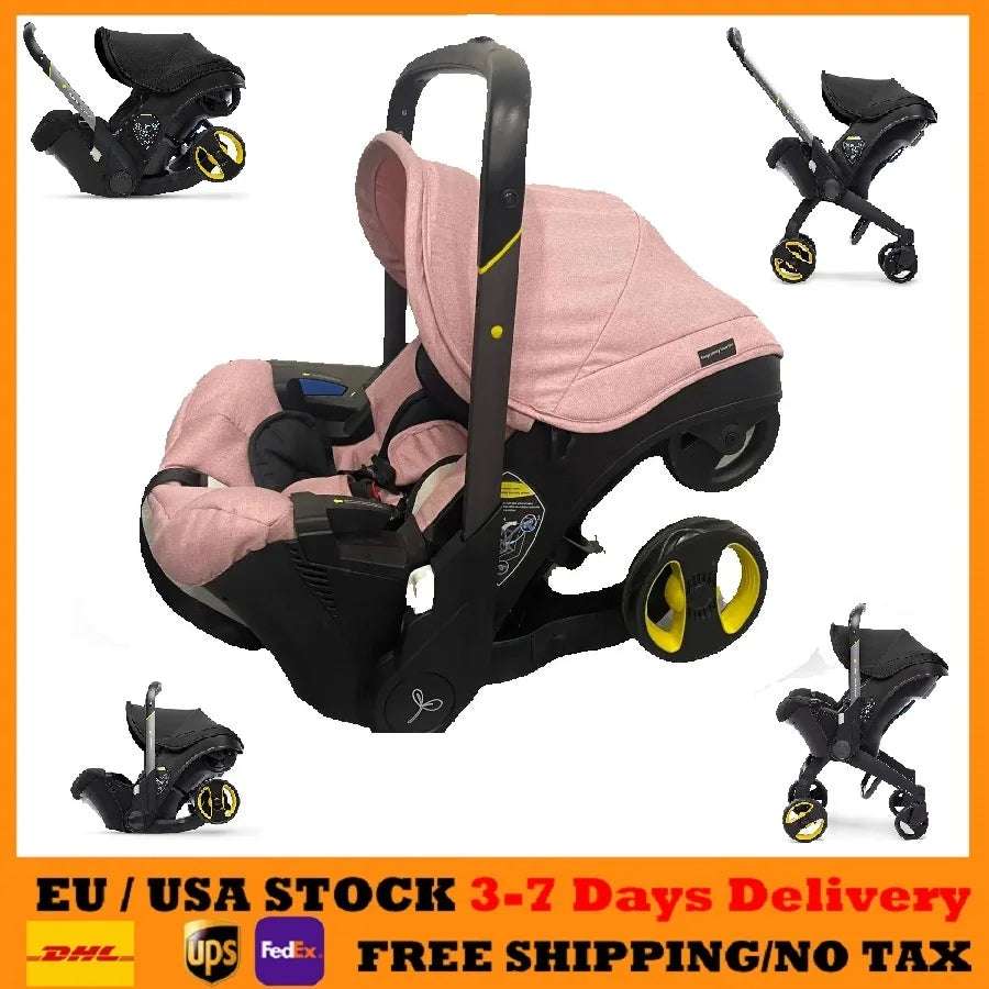 Newborn Baby Stroller Baby Travel System for Baby Convertible Stroller Baby Carriage Lightweight Strollers for for City Walking