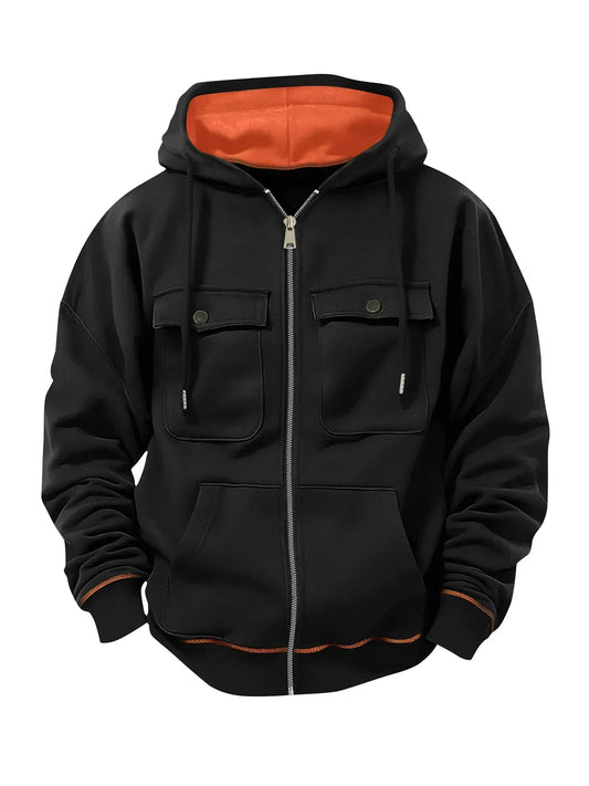 Men S Stylish Quilted Puffer Coat With Removable Hood And Multiple Pockets Winter Warmth Zip Up Jacket Casual Fashion