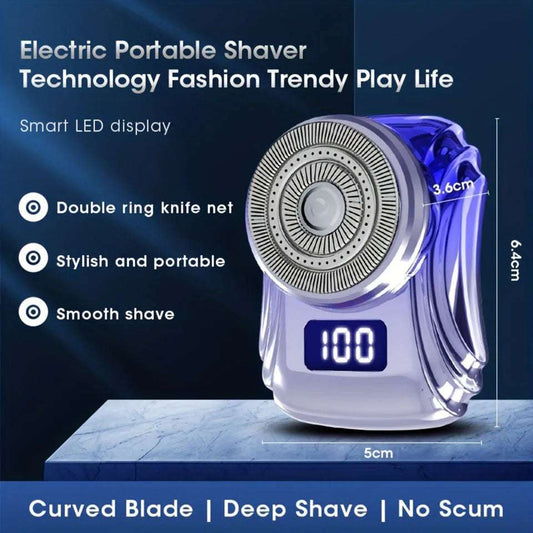 Portable Shaver Men Razor Car Razor Mini Pocket Shavers Electric Usb Rechargeable Waterproof Razor Travel Onboard Dry Wet Shave