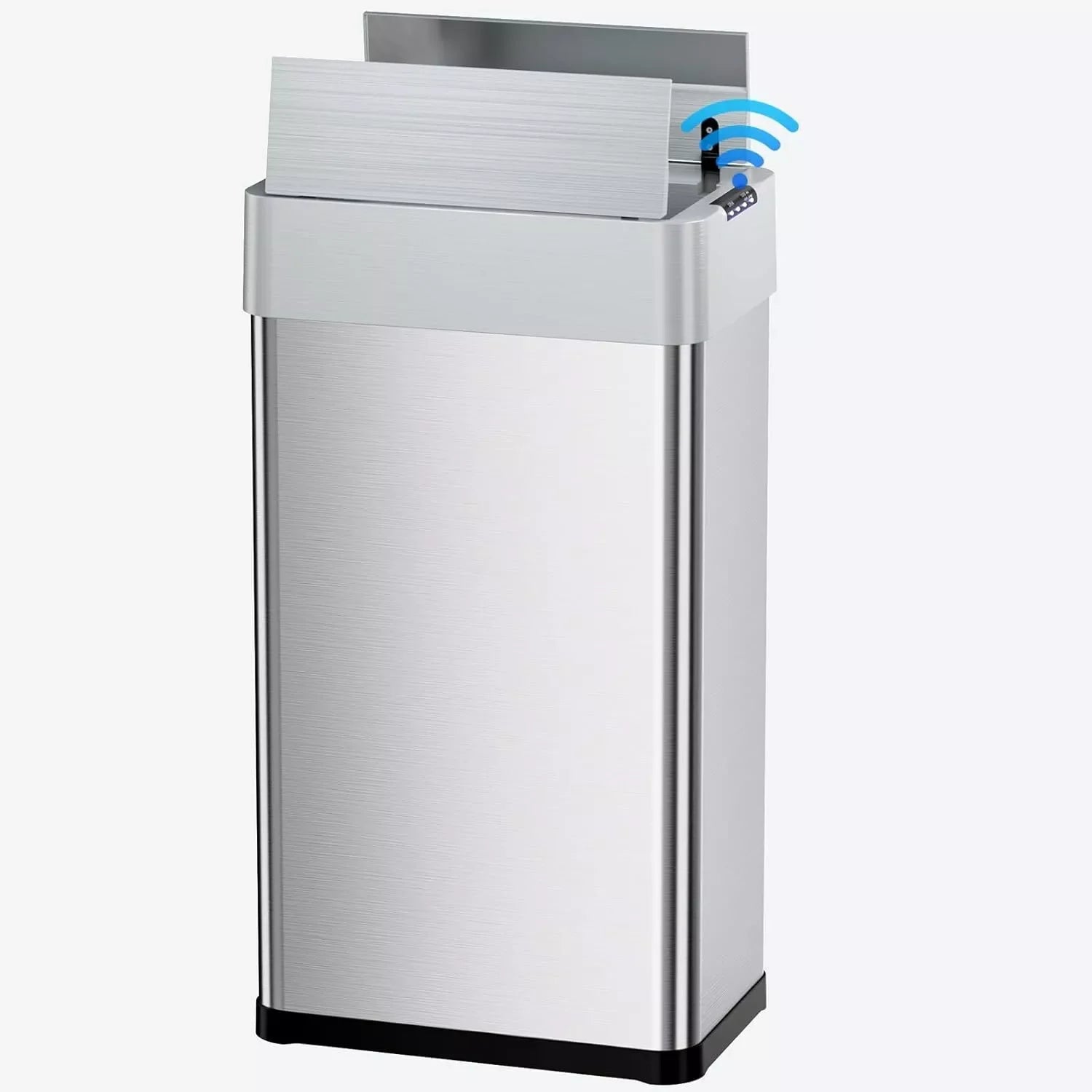 13.2-21.1Gal (50-80L) Motion Sensor Trash Can For Kitchen Stainless Steel Garbage Can Gal  Automatic Garbage Smart Bin