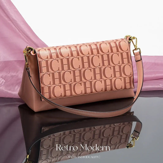 CH Simple Versatile Fashion Senior Sense of Ladies Shoulder Bag Design Sense of Quality Brand Women Bags Letter Printing