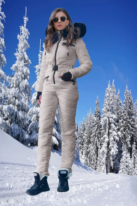 Women Onesie Ski Suit Winter Outdoor Sports Waterproof Snowsuit Jumpsuits Jacket 7556869756