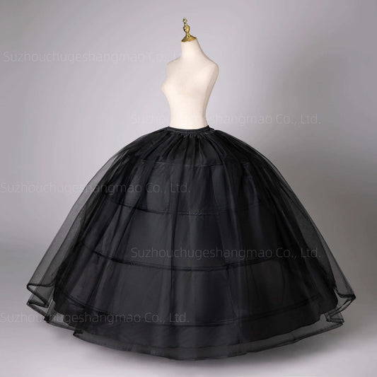 2025 New  Sell 4 Hoops Big White Petticoat  Fluffy Crinoline Slip Underskirt For Wedding Dress Bridal Gown In Stock