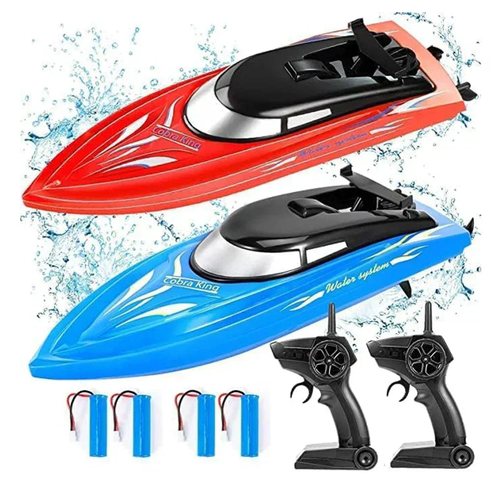 2Pack Rh701 Rc Battery Boat 2.4Ghz 25Km/H -Speed Remote Control Racing Ship Water Speed Boat Children Model Toy