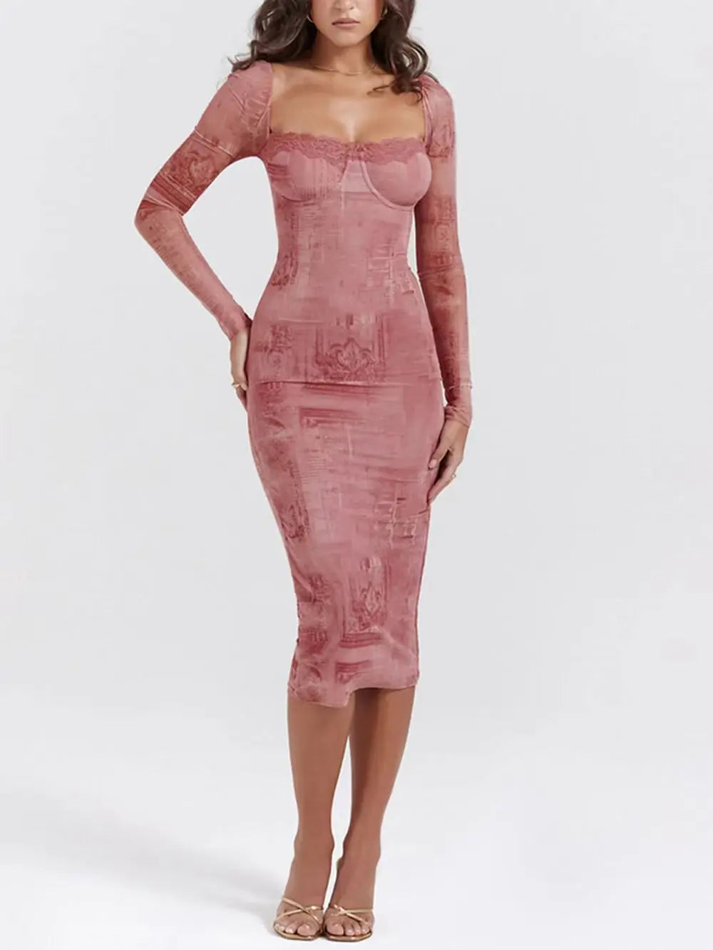 Summer Long Sleeveless Evening Dresses 2025 Woman Clothes Fashion Brithday Dress For Women'S Prom Gown Square Collar Robe