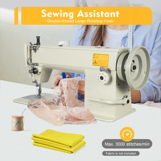 Industrial Automatic Sewing Machine, Sm 6-9 Portable Leather Upholstery Walking Foot Sewing Machine,For Jeans,Tents, Leather