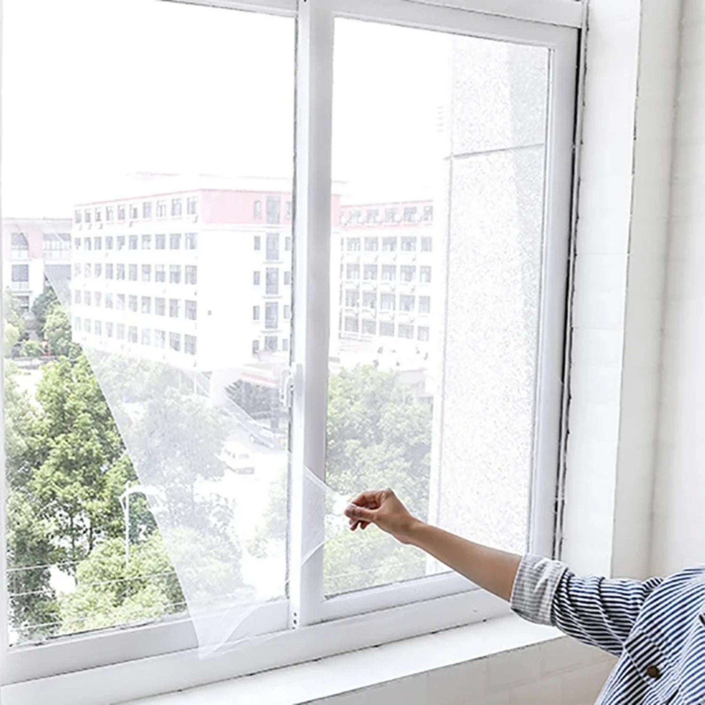 High Quality Durable Anti Mosquito Net Indoor Insect Fly Window Net for household, Mesh Curtain Protector