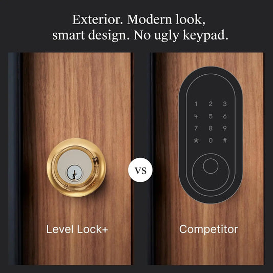 World's Smallest Smart Lock Plus Apple Home Key  Lock/Unlock Anywhere  Level App for iOS & Android  Works with Apple Home