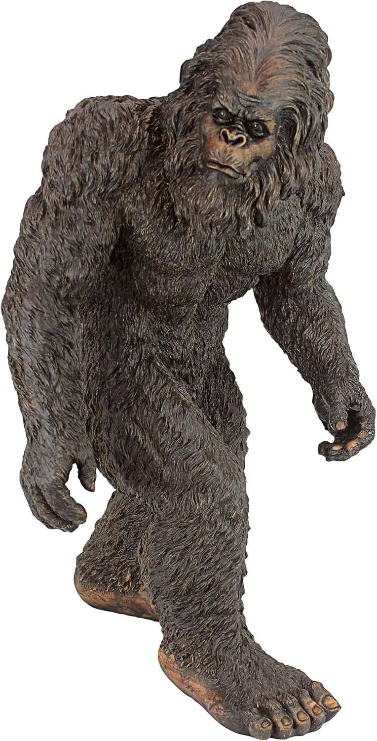 The Bigfoot Indoor/Outdoot Garden Statue, Medium, 12 Inches Wide, 12 Inches Deep, 21 Inches High, Handcast Polyresin, New