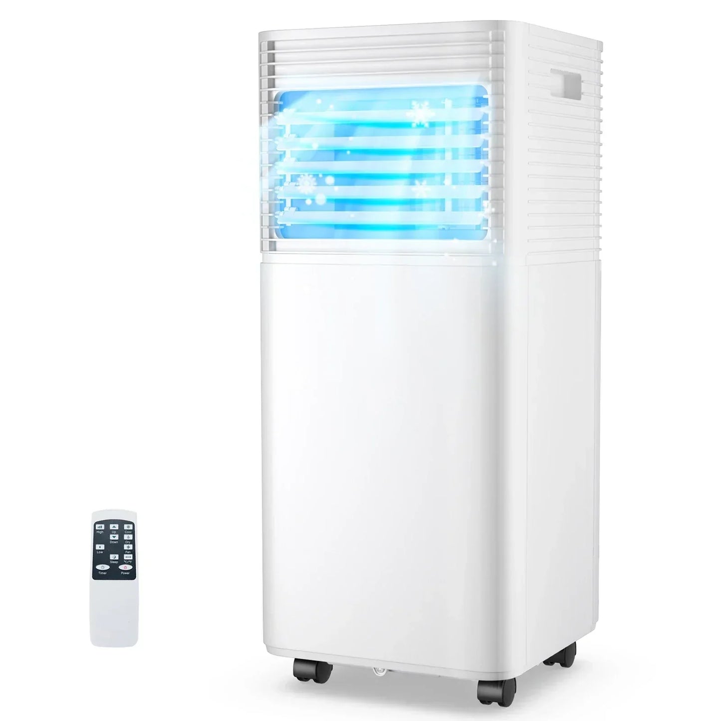 8000 BTU Portable Air Conditioner 3-in-1 Air Cooler w/Dehumidifier & Fan Mode