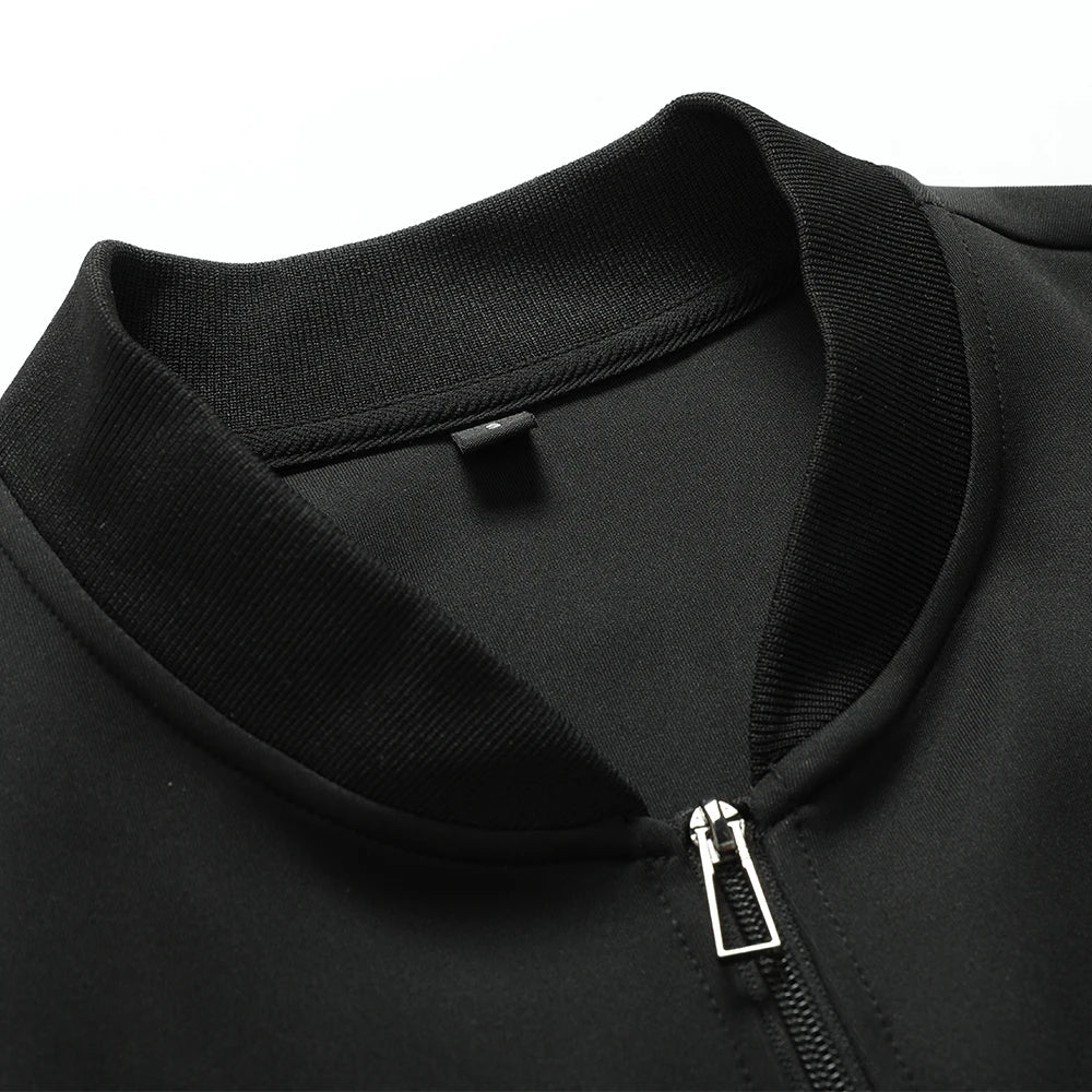 Men's Jackets 25 New Spring Business Leisure Trendy Color Windproof  Overshirt Zip-Up Streetwear Popular Clothes US Size