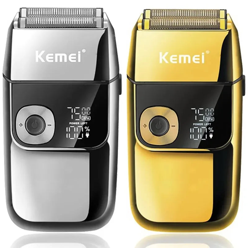 Rechargeable Bald Head Shaver - Metal Housing Men Electric Shaving Machine
