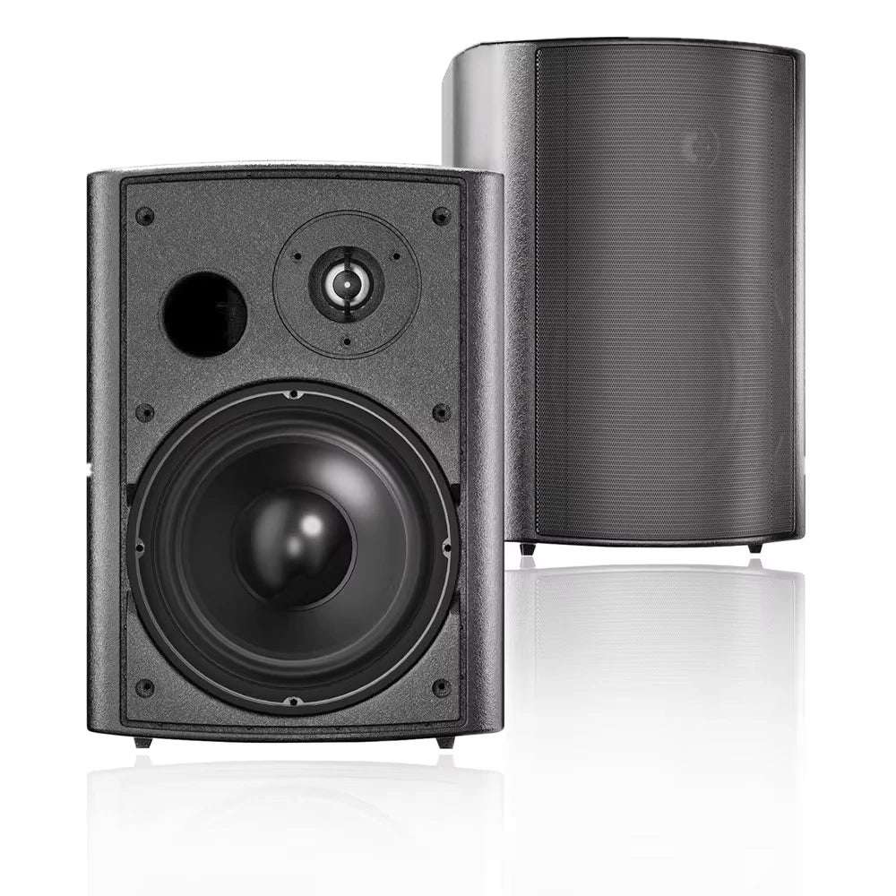 Herdio 6.5" 400W 2PCS Indoor Outdoor Bluetooth Speakers Wall Mount Speakers Waterproof Weather Resistant For Patio Garage Home