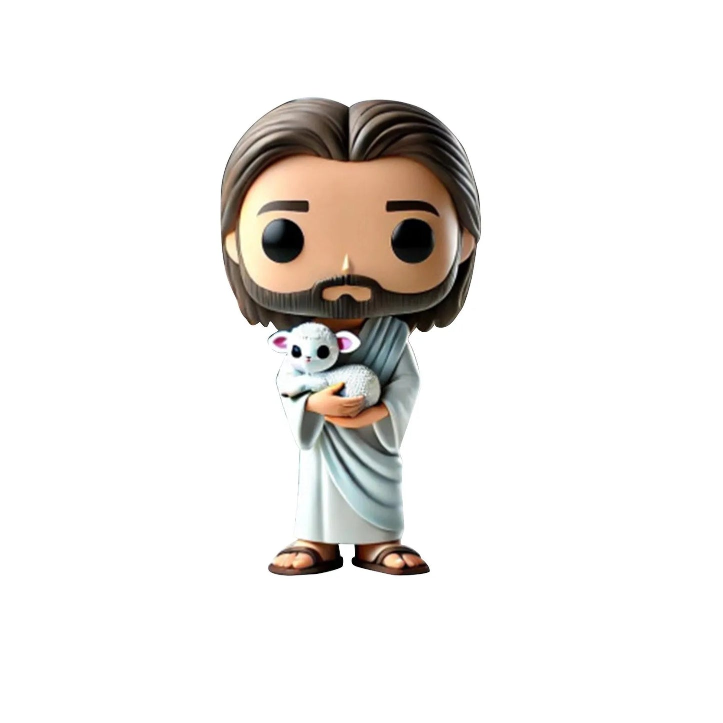 Easter New Cute Doll Jesus Statue Handmade Decoration Creative Resin D