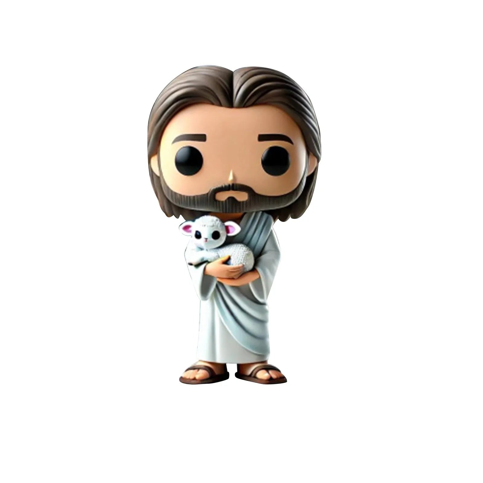 Easter New Cute Doll Jesus Statue Handmade Decoration Creative Resin D