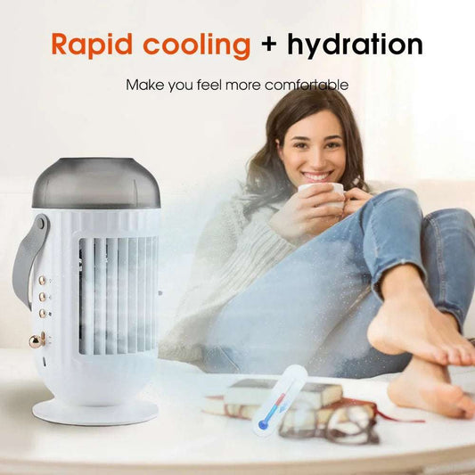 Portable Mini Air Cooler Fan for Room & Office, Water Cooling System for Cars - Stay Cool Anywhere
