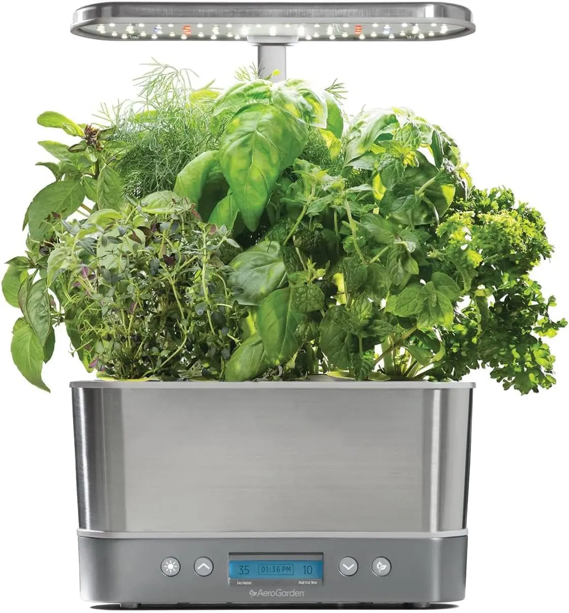 Indoor Garden With Led Grow Light Stainless Steel About This Item Plant To Plate In-Home Garden System Easy To Use