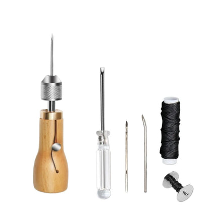 Diy Leather Sewing Waxed Thread Hand Sewing Tools Leather Craft Edge Stitching Belt Strips Shoemaker Canvas Repair Tools