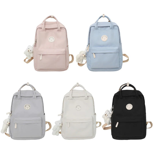 Women Large Capacity Backpack Waterproof College Backpack Trendy Girls Laptop School Bags High School Travel Schoolbag Rucksack