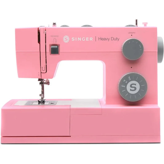 4411 Heavy Duty Pink Sewing Machine With Accessories High Speed 69 Stitch Applications Strong Motor Metal Frame Led Light