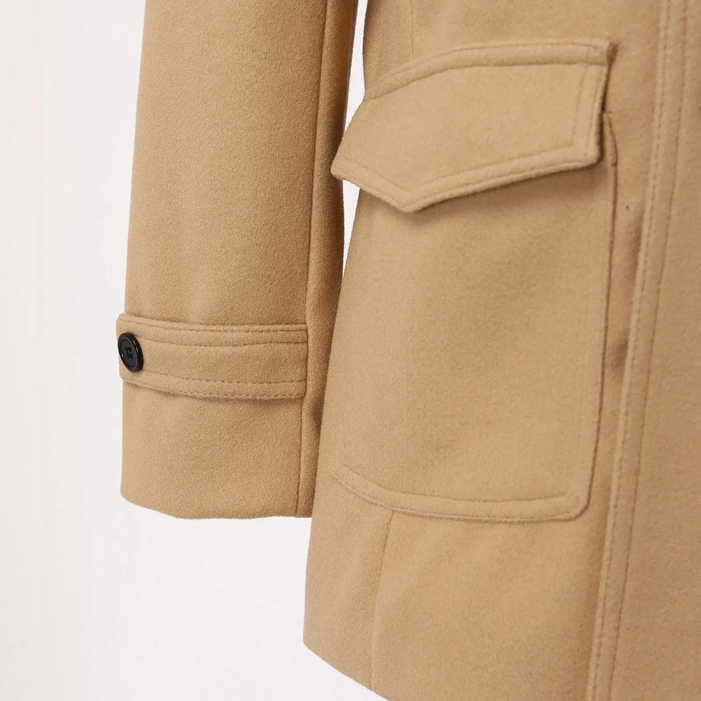 Unisex Long Wool Coat Trend Fashion Double-Breasted Elegant Vintage Thicken Sheepskin Jacket Men'S Flannel Coat ØØ§ÙƒÙØ Ø´ØÙˆÙ Ø±ØØ§Ù„Ù